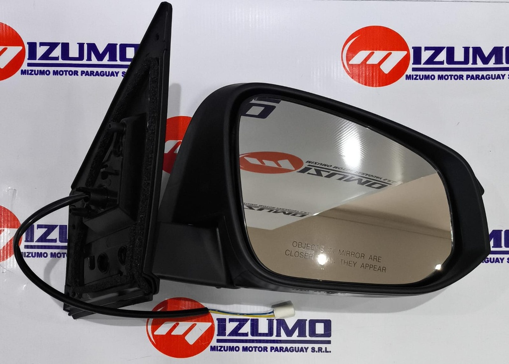 ESPEJO EXTERIOR ELECTRICO RH NEGRO S/LUZ 3P/5B