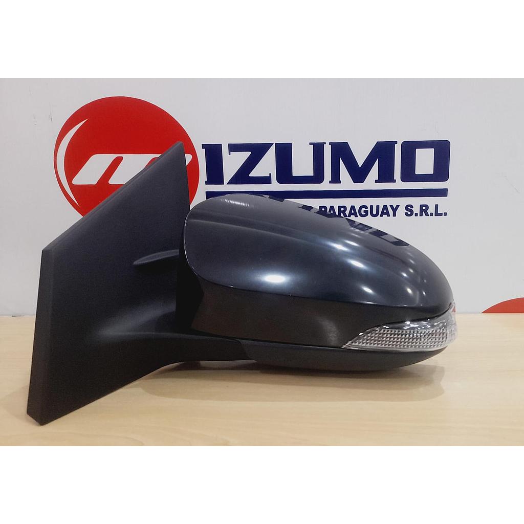 ESPEJO EXTERIOR ELECTRICO LH NEGRO C/LUZ 5P/7B